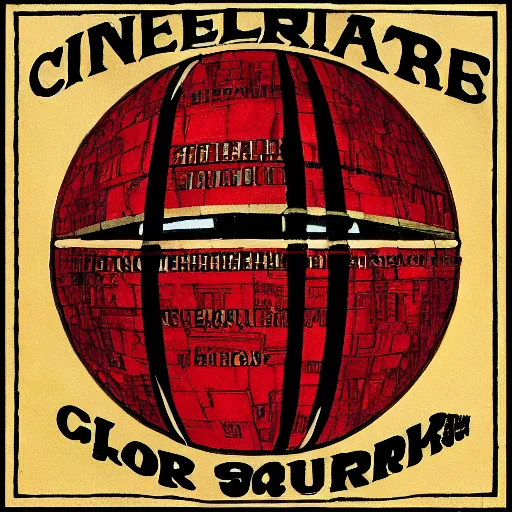 Prompt: cinemark logo by ed fairburn, joseph clement coll, franklin booth