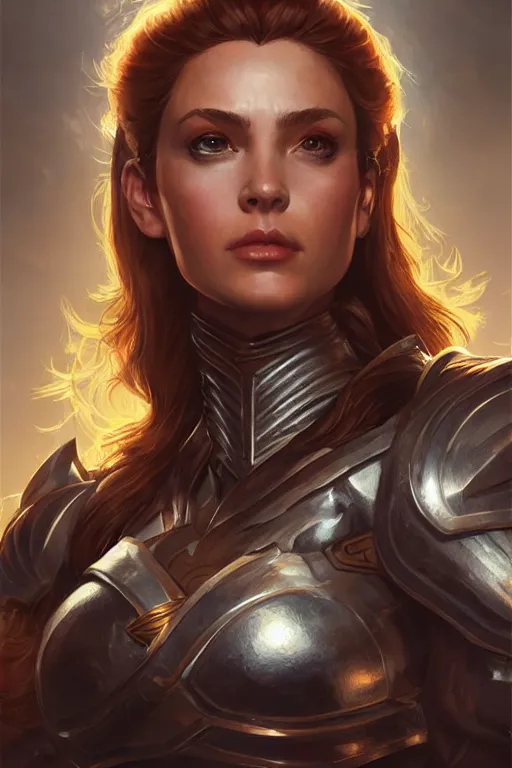 Image similar to amazon valkyrie athena, d & d, fantasy, portrait, highly detailed, headshot, digital painting, trending on artstation, concept art, sharp focus, illustration, art by artgerm and greg rutkowski and magali villeneuve