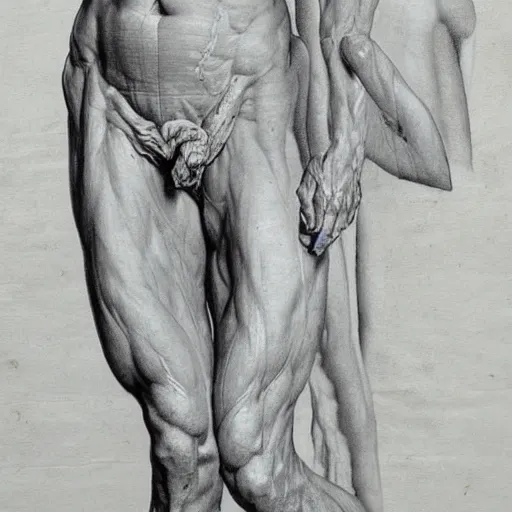 Image similar to Jacques-Louis David anatomy study