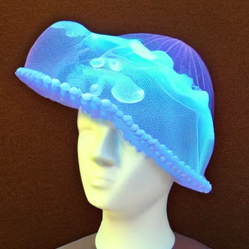 Image similar to jellyfish hat