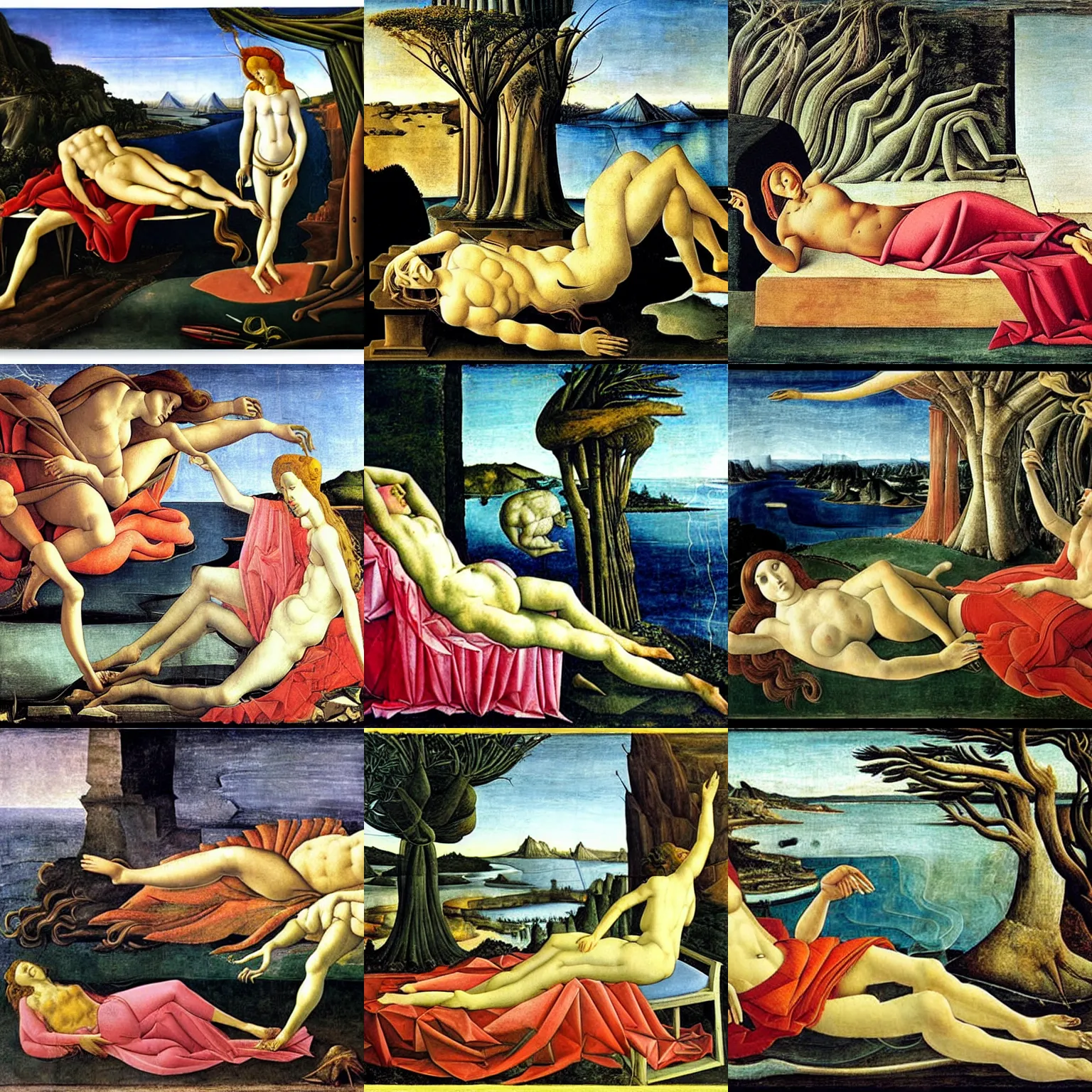 Prompt: The Persistence of Memory by Sandro Botticelli