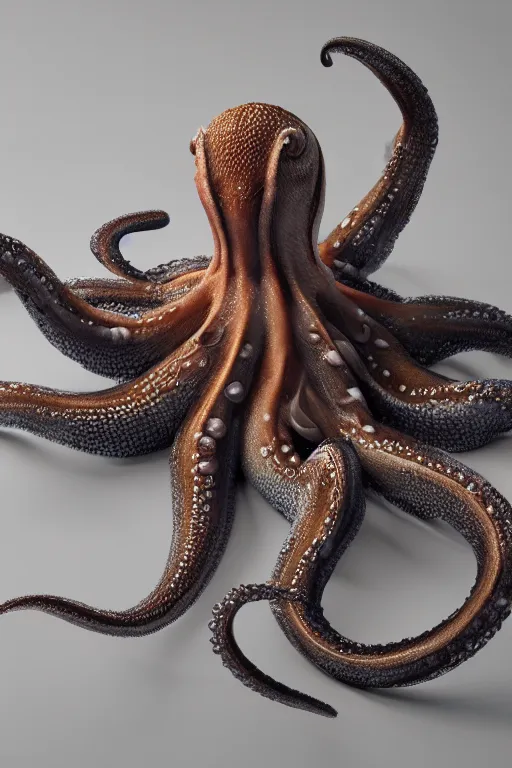 Image similar to cute octopus, ultra realistic, concept art, intricate details, highly detailed, photorealistic, octane render, 8 k