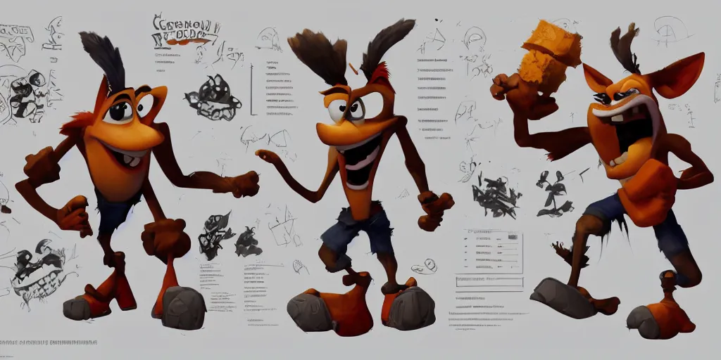 NintendOscar13 Character Concept #2 Crash Bandicoot