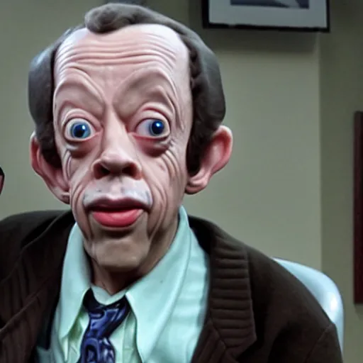 Prompt: don knotts as rickety cricket, it's always sunny in philadelphia, 8 k