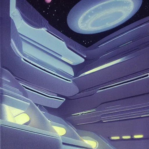 Prompt: solaris interior by john harris