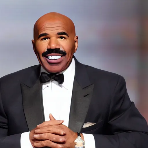 Steve Harvey happily editing Wikipedia | Stable Diffusion | OpenArt