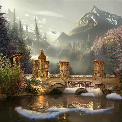 Prompt: realistic renderings of magical scenes, highly detailed