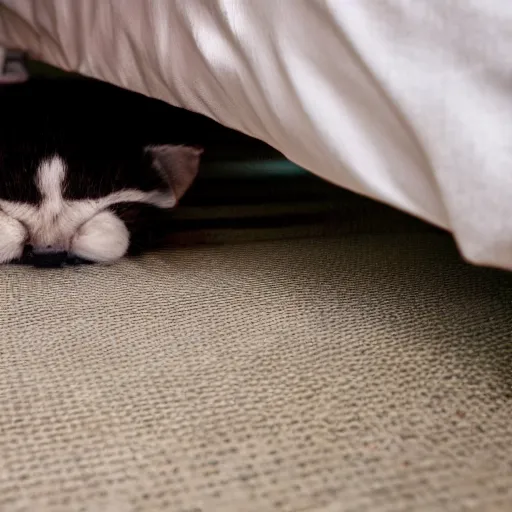 Image similar to a scary creature is under my bed.