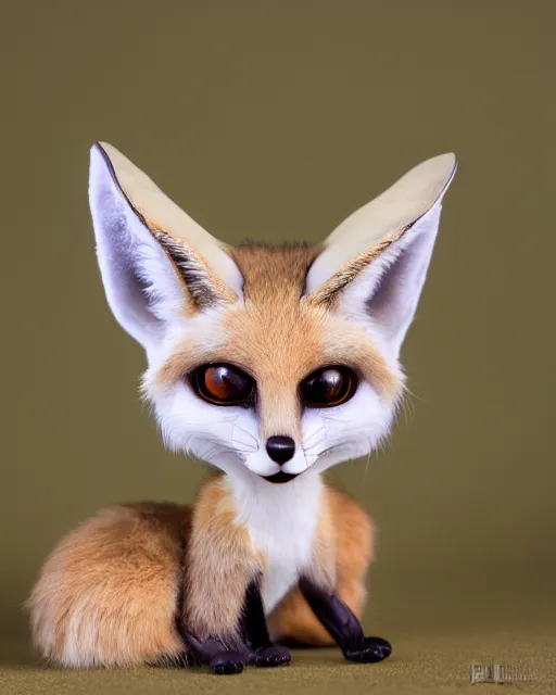 Prompt: very beautiful portrait of an extremely cute and adorable fennec fox, smooth, perfect face, fantasy, character design by mark ryden and craola, sharp focus, concept art, intricate detail, cinematic lighting, hyperrealistic, 5 0 mm, diorama macro photography, 8 k, nature