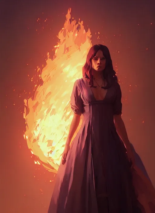 Prompt: highly detailed portrait of fire gown in gta v, stephen bliss, unreal engine, fantasy art by greg rutkowski, loish, rhads, ferdinand knab, makoto shinkai and lois van baarle, ilya kuvshinov, rossdraws, tom bagshaw, global illumination, radiant light, detailed and intricate environment