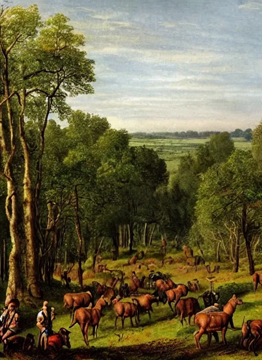 Image similar to The New Forest was once the stomping ground of William the Conqueror, who claimed it as his ownin 1079. He restricted use of the forest so that only he and the aristocracy could use it – to hunt wild boar and deer. In 1100, one of William’s sons was killed by an arrow while hunting there; another son suffered a similar death some years earlier (the exact year is unknown). Many think this was revenge on William for claiming the forest as his own and forcing the locals out.