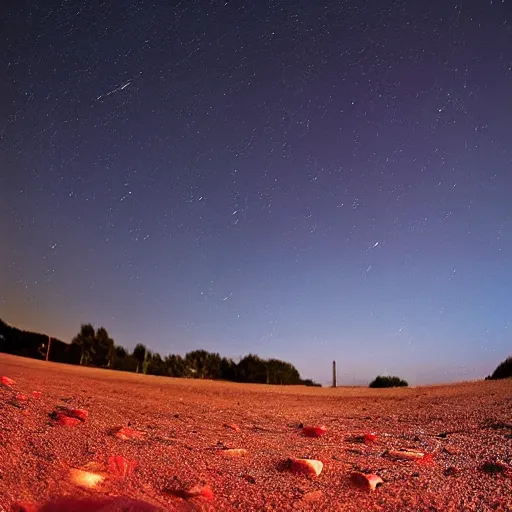 Prompt: PEPPERONI, night sky, 8k, photograph, photorealistic