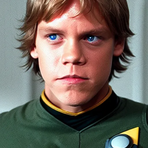 Image similar to luke skywalker in a starfleet uniform