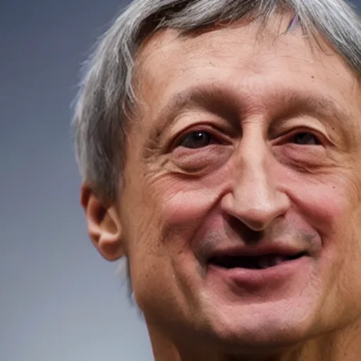 Prompt: stylized face icon of geoffrey hinton