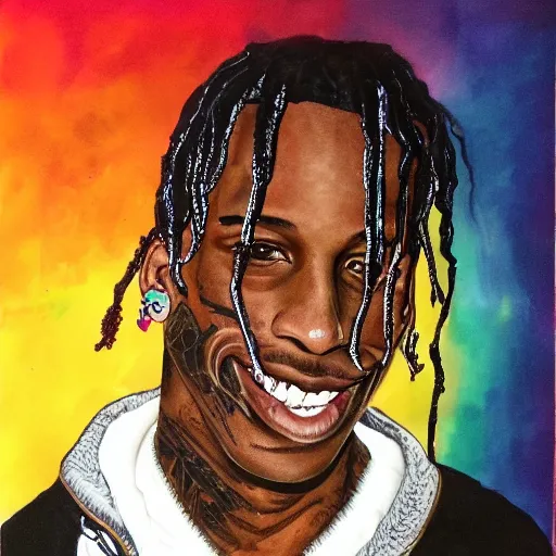 Image similar to travis scott made by Brittany Myers,