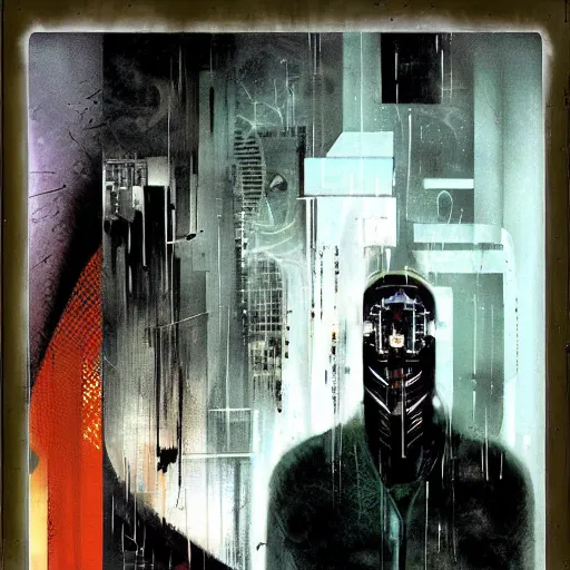 Image similar to cyberpunk by dave mckean