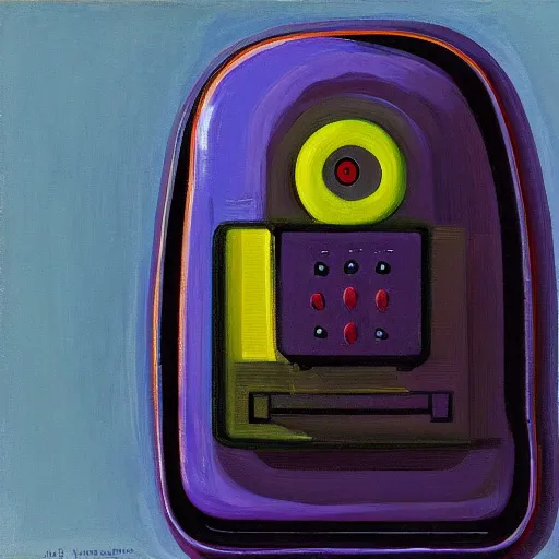 Image similar to alien by wayne thiebaud