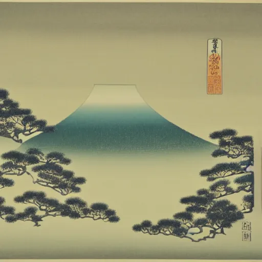 Image similar to a landscape by katayama bokuyo.