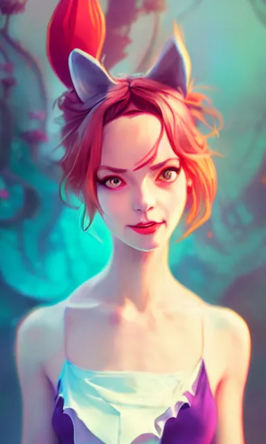 Prompt: alice from alice in wonder land, female, portrait, sharp focus, digital art, artstation, cgsociety, wlop, concept art, dynamic lighting, art by emylie boivin, rossdraws and jazza