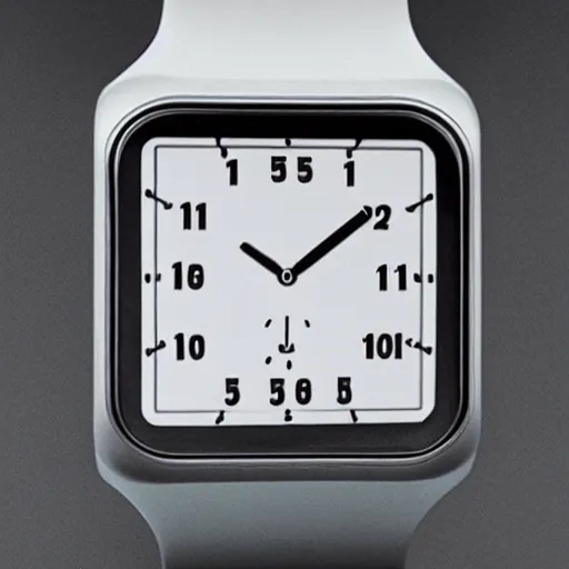 Image similar to smartwatch from 1 9 8 0 designed by hartmut esslinger