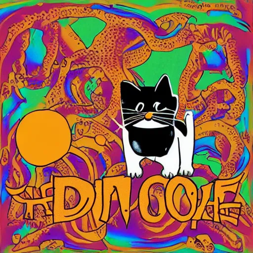 Salem The Cat Hip Hop Album Cover Art 1 9 9 0 S Stable Diffusion 