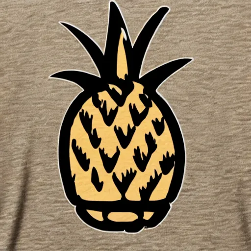 Image similar to a gangster pineapple