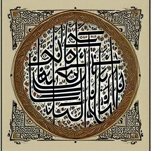 Image similar to arabic calligraphy