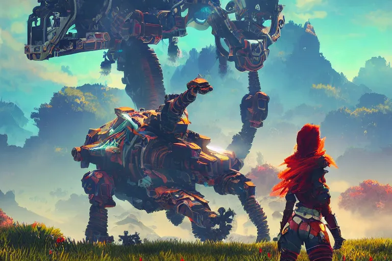 Image similar to sunwing machine mecanical creature robot of horizon forbidden west horizon zero dawn bioluminiscence global illumination ray tracing hdr fanart arstation by ian pesty and alena aenami artworks in 4 k