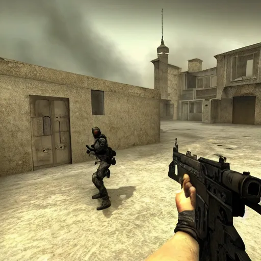 Image similar to de_dust3 Counterstrike Global Conflict