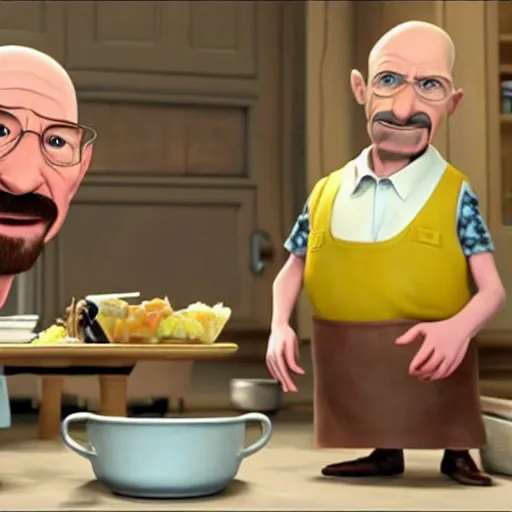 Image similar to Walter White in Pixar's ratatouille