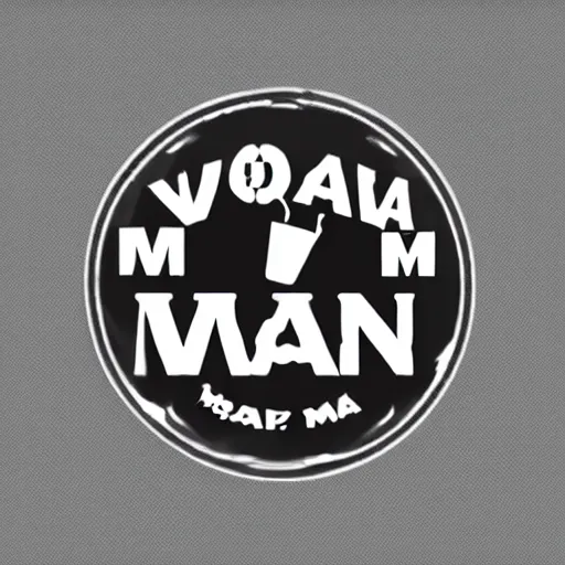 Image similar to a logo that says “vodka man”