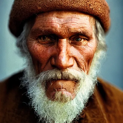 Image similar to portrait ofalso Tolstoy, by Steve McCurry, clean, detailed, award winning