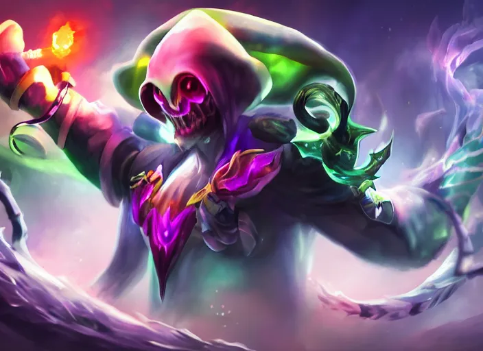 Image similar to champion splashart of poisonous spirit