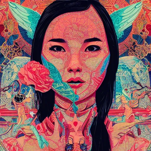 Image similar to tristan eaton, victo ngai, artgerm, perfect princess