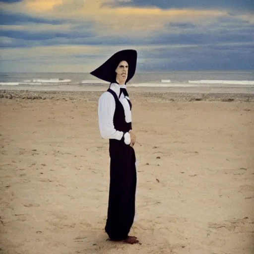 Image similar to dracula at the beach