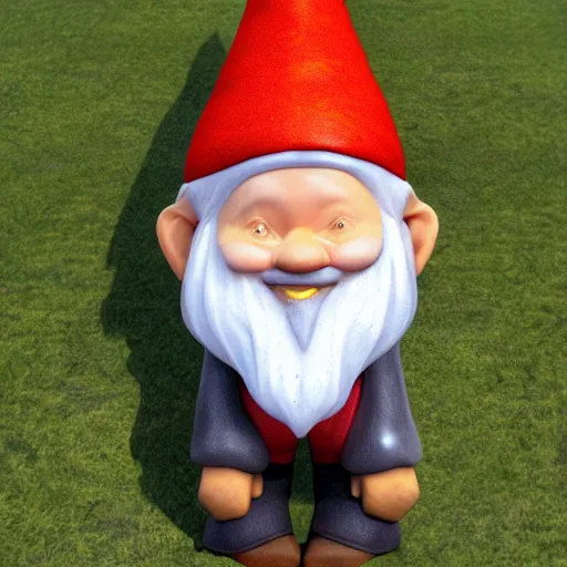 Image similar to Traditional gnome salutation, realistic photo, dynamic lighting