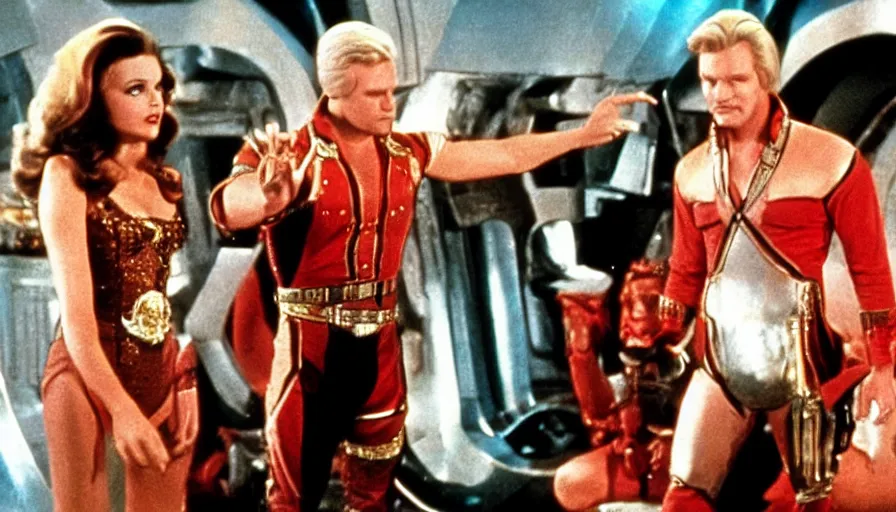 Image similar to A scene from the 1980 Flash Gordon