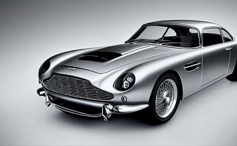 Image similar to “A 2025 Aston Martin DB5 Concept, studio lighting”