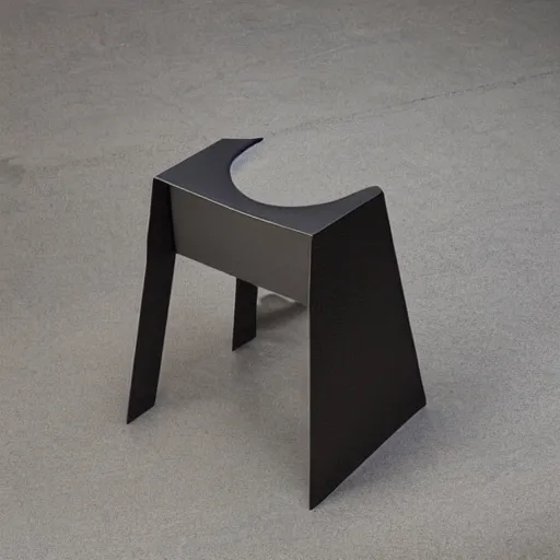 Image similar to the iron maiden stool by tadao ando