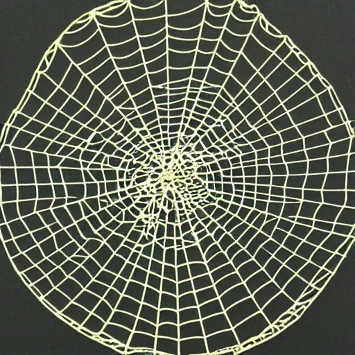 Image similar to robert wyatt weaving his spider web, highly detailed, 4 k