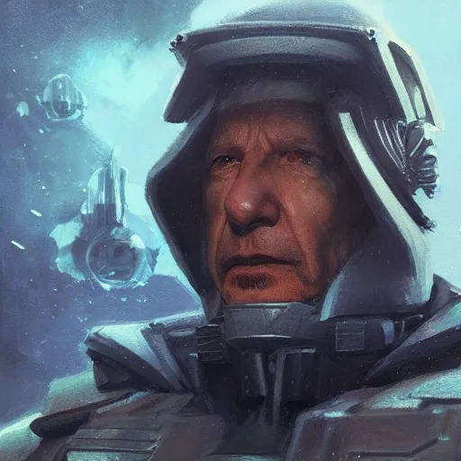 Prompt: portrait of a man by Greg Rutkowski, Gary Oldman as the Great Admiral from the Galactic Alliance from the Star Wars Expanded Universe, scifi, highly detailed portrait, digital painting, artstation, concept art, smooth, sharp foccus ilustration, Artstation HQ