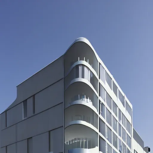 Image similar to a helvetica inspired building