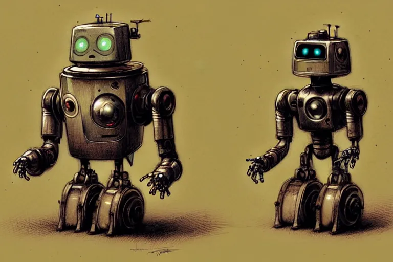 Image similar to robot by jean - baptiste monge