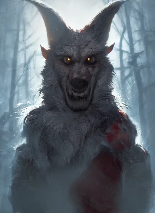 Prompt: portrait, werewolf Santa Clause, dark, gritty, scary, dramatic lighting, cinematic, establishing shot, extremly high detail, foto realistic, cinematic lighting, post processed, concept art, artstation, matte painting, style by eddie mendoza, raphael lacoste, alex ross