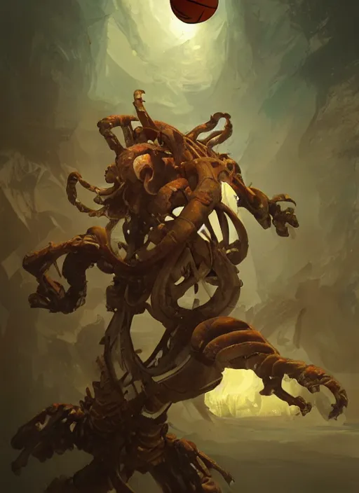 Prompt: Davy Jones holding a basketball, elegant, digital painting, concept art, smooth, sharp focus, illustration, from StarCraft by Ruan Jia and Mandy Jurgens and Artgerm and William-Adolphe Bouguerea