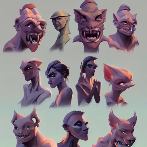 Image similar to face icon stylized minimalist gargoyles, loftis, cory behance hd by jesper ejsing, by rhads, makoto shinkai and lois van baarle, ilya kuvshinov, rossdraws global illumination