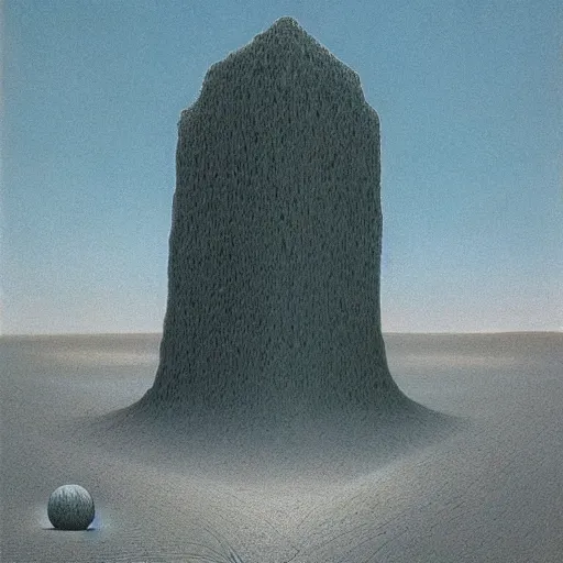 Image similar to New artwork by Zdzisław Beksiński in the year 2022