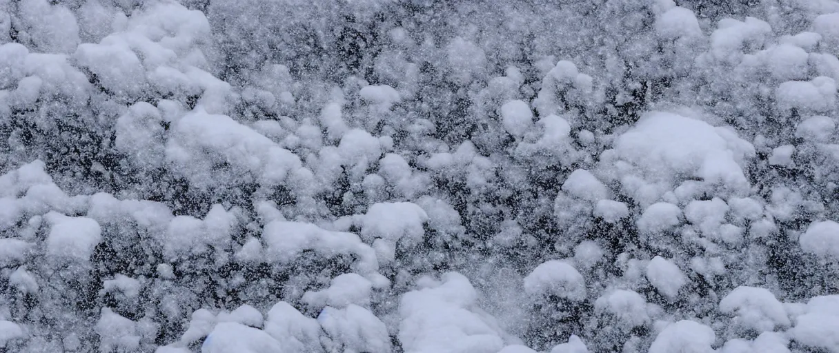 Image similar to a high quality color extreme closeup depth of field creepy hd 4 k film 3 5 mm photograph of very heavy snow storm blizzard in desolate antarctica, the faint barely visible silhouette of a bulky man is inside the blizzard