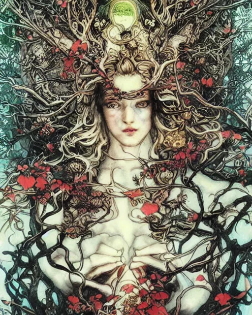 Image similar to the oracle of trees by ayami kojima, masterpiece