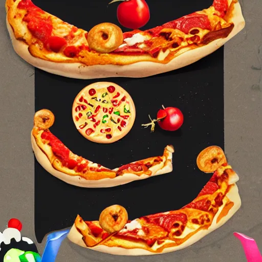 Image similar to infinite pizza witch